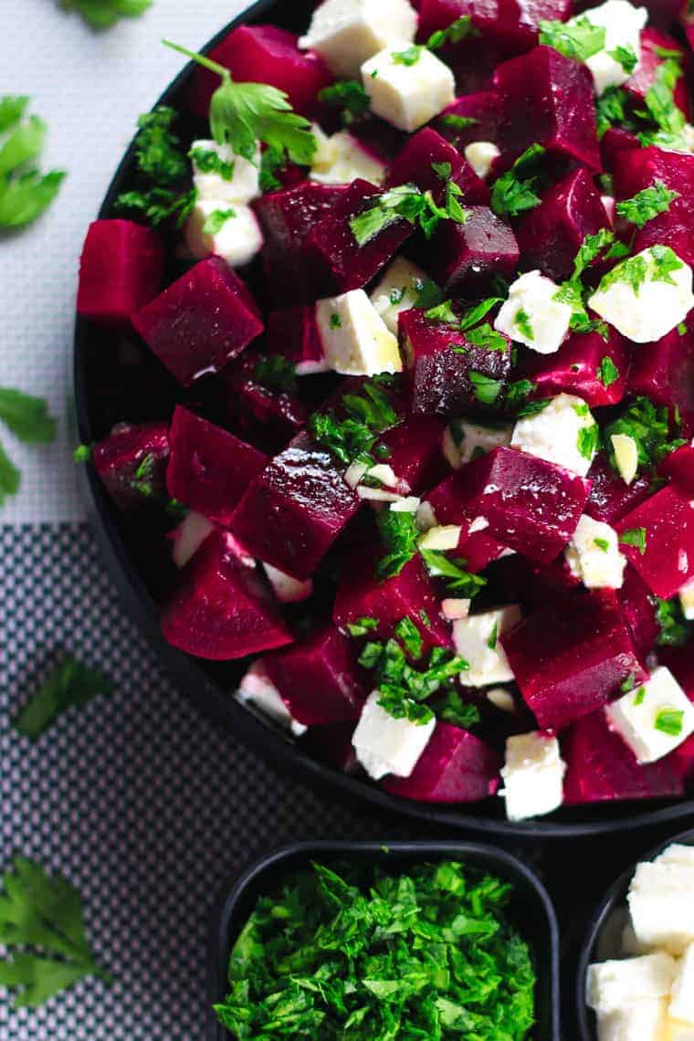 Beetroot and Feta Cheese Salad | Scrambled Chefs